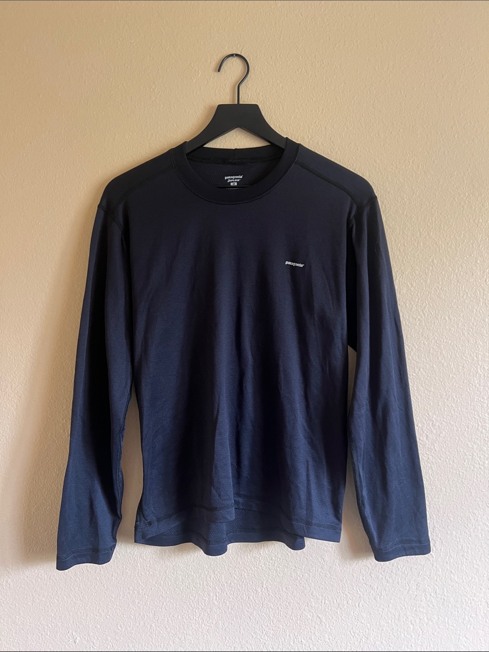 Patagonia Men's Long-Sleeve Crewneck Shirt - Black